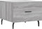 vidaXL - Salontafel - 50x50x40 - cm - bewerkt - hout - grijs - sonoma - eiken