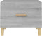 vidaXL - Salontafel - 50x50x40 - cm - bewerkt - hout - grijs - sonoma - eikenkleurig