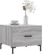vidaXL - Salontafel - 50x50x40 - cm - bewerkt - hout - grijs - sonoma - eiken