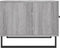 vidaXL - Salontafel - 50x50x40 - cm - bewerkt - hout - grijs - sonoma - eiken