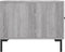 vidaXL - Salontafel - 50x50x40 - cm - bewerkt - hout - grijs - sonoma - eiken