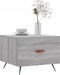 vidaXL - Salontafel - 50x50x40 - cm - bewerkt - hout - grijs - sonoma - eiken