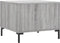vidaXL - Salontafel - 50x50x40 - cm - bewerkt - hout - grijs - sonoma - eiken