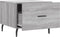 vidaXL - Salontafel - 50x50x40 - cm - bewerkt - hout - grijs - sonoma - eiken