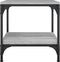 vidaXL - Salontafel - 50x50x40 - cm - bewerkt - hout - grijs - sonoma - eiken