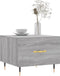vidaXL - Salontafel - 50x50x40 - cm - bewerkt - hout - grijs - sonoma - eiken