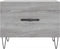 vidaXL - Salontafel - 50x50x40 - cm - bewerkt - hout - grijs - sonoma - eiken