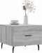 vidaXL - Salontafel - 50x50x40 - cm - bewerkt - hout - grijs - sonoma - eiken