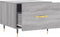 vidaXL - Salontafel - 50x50x40 - cm - bewerkt - hout - grijs - sonoma - eiken