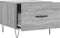 vidaXL - Salontafel - 50x50x40 - cm - bewerkt - hout - grijs - sonoma - eiken