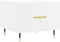 vidaXL - Salontafel - 50x50x40 - cm - bewerkt - hout - hoogglans - wit