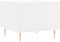 vidaXL - Salontafel - 50x50x40 - cm - bewerkt - hout - hoogglans - wit