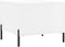 vidaXL - Salontafel - 50x50x40 - cm - bewerkt - hout - hoogglans - wit