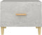 vidaXL - Salontafel - 50x50x40 - cm - bewerkt - hout - hoogglans - wit