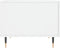 vidaXL - Salontafel - 50x50x40 - cm - bewerkt - hout - hoogglans - wit