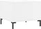 vidaXL - Salontafel - 50x50x40 - cm - bewerkt - hout - hoogglans - wit