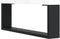 vidaXL - Salontafel - 50x50x40 - cm - bewerkt - hout - hoogglans - wit