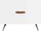 vidaXL - Salontafel - 50x50x40 - cm - bewerkt - hout - hoogglans - wit