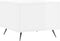 vidaXL - Salontafel - 50x50x40 - cm - bewerkt - hout - hoogglans - wit