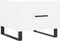vidaXL - Salontafel - 50x50x40 - cm - bewerkt - hout - wit