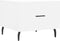 vidaXL - Salontafel - 50x50x40 - cm - bewerkt - hout - wit
