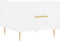 vidaXL - Salontafel - 50x50x40 - cm - bewerkt - hout - wit