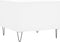 vidaXL - Salontafel - 50x50x40 - cm - bewerkt - hout - wit