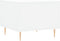 vidaXL - Salontafel - 50x50x40 - cm - bewerkt - hout - wit