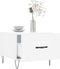 vidaXL - Salontafel - 50x50x40 - cm - bewerkt - hout - wit