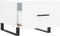 vidaXL - Salontafel - 50x50x40 - cm - bewerkt - hout - wit