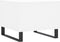 vidaXL - Salontafel - 50x50x40 - cm - bewerkt - hout - wit