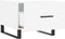 vidaXL - Salontafel - 50x50x40 - cm - bewerkt - hout - wit