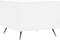 vidaXL - Salontafel - 50x50x40 - cm - bewerkt - hout - wit