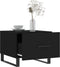 vidaXL - Salontafel - 50x50x40 - cm - bewerkt - hout - zwart