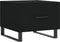 vidaXL - Salontafel - 50x50x40 - cm - bewerkt - hout - zwart