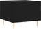 vidaXL - Salontafel - 50x50x40 - cm - bewerkt - hout - zwart
