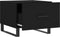 vidaXL - Salontafel - 50x50x40 - cm - bewerkt - hout - zwart