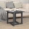 vidaXL - Salontafel - 50x50x45 - cm - massief - grenenhout - grijs