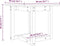 vidaXL - Salontafel - 50x50x45 - cm - massief - grenenhout - grijs
