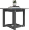 vidaXL - Salontafel - 50x50x45 - cm - massief - grenenhout - grijs