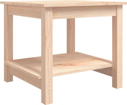 vidaXL - Salontafel - 50x50x45 - cm - massief - grenenhout