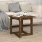 vidaXL - Salontafel - 50x50x45 - cm - massief - grenenhout - honingbruin
