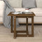 vidaXL - Salontafel - 50x50x45 - cm - massief - grenenhout - honingbruin