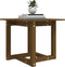 vidaXL - Salontafel - 50x50x45 - cm - massief - grenenhout - honingbruin
