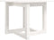 vidaXL - Salontafel - 50x50x45 - cm - massief - grenenhout - wit
