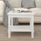 vidaXL - Salontafel - 50x50x45 - cm - massief - grenenhout - wit