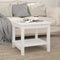 vidaXL - Salontafel - 50x50x45 - cm - massief - grenenhout - wit
