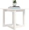 vidaXL - Salontafel - 50x50x45 - cm - massief - grenenhout - wit