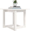 vidaXL - Salontafel - 50x50x45 - cm - massief - grenenhout - wit