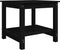 vidaXL - Salontafel - 50x50x45 - cm - massief - grenenhout - zwart